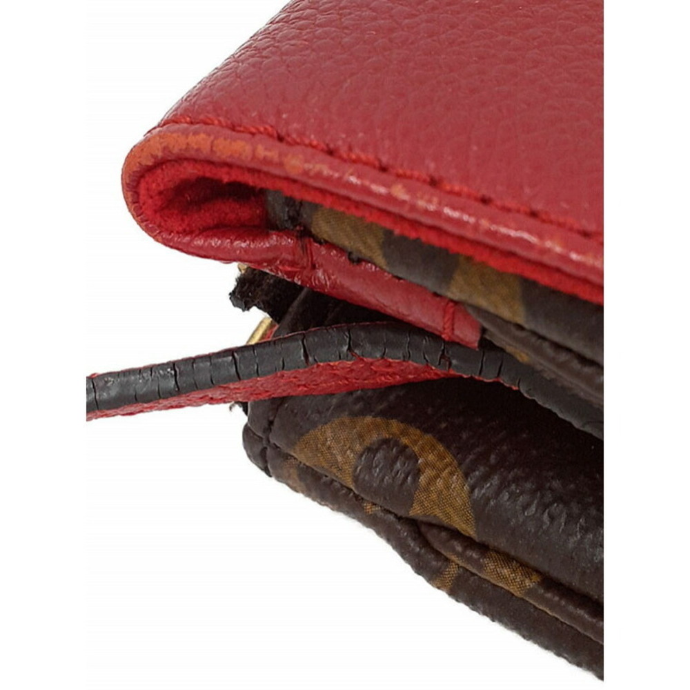 Louis Vuitton Monogram Leather Brown Twice Shoulder Bag - Picture 7 of 8